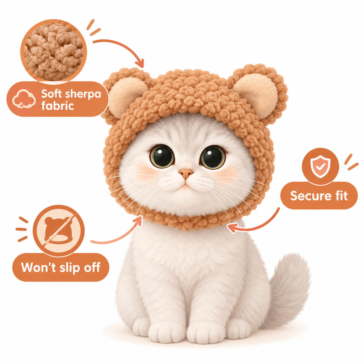 Teddy Ear Hat